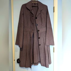 Jill Anderson canvas trench coat